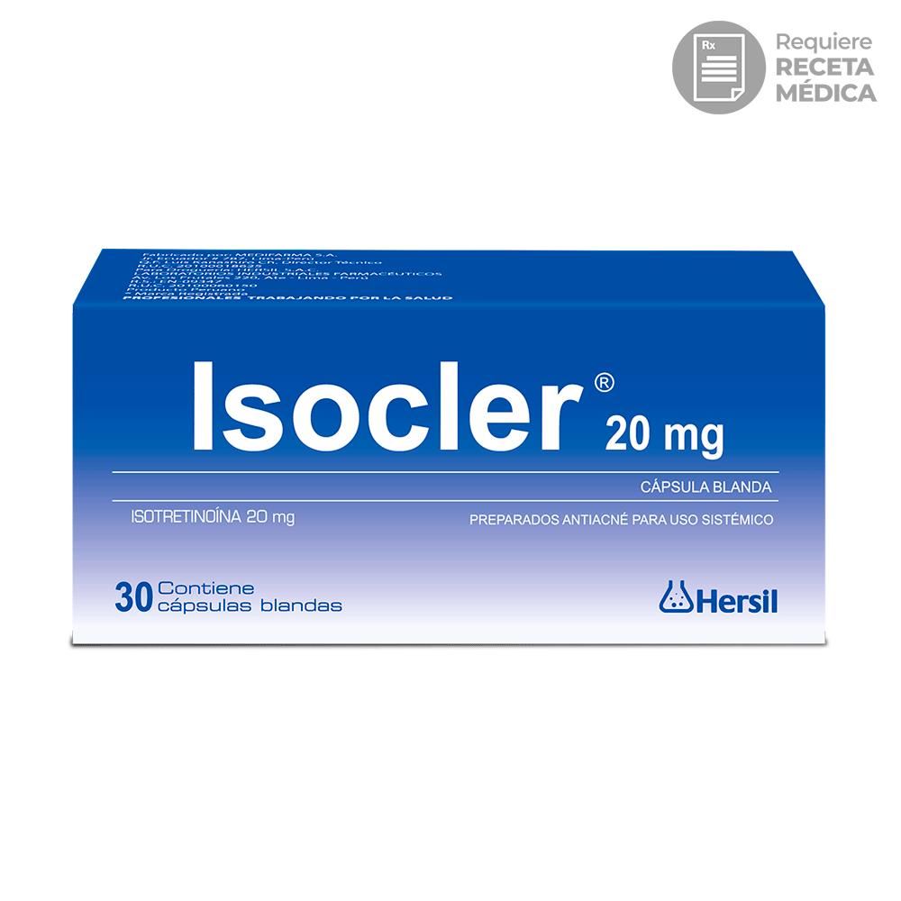 Isocler 20 mg Cápsulas Blandas